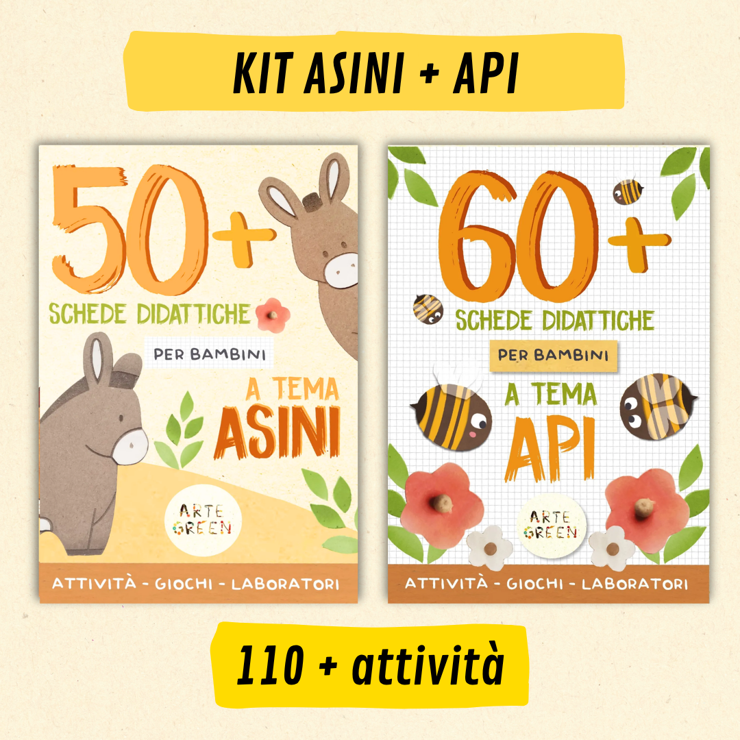 Schede didattiche api e asini – attività, giochi e laboratori