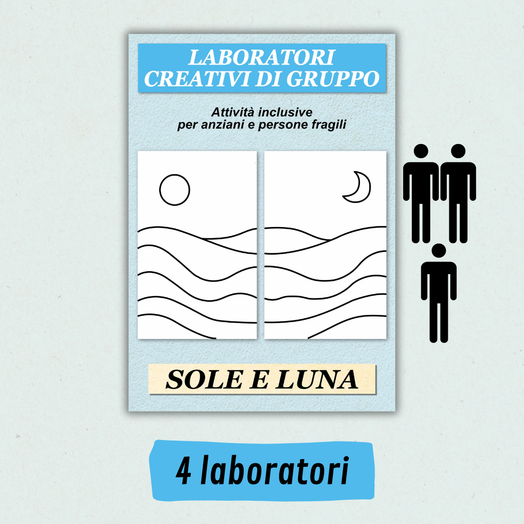 Attività di gruppo per anziani – Tema Sole e Luna