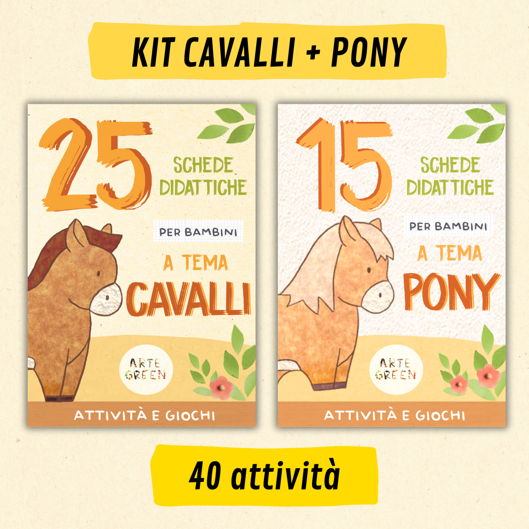 disegni da colorare cavalli e pony