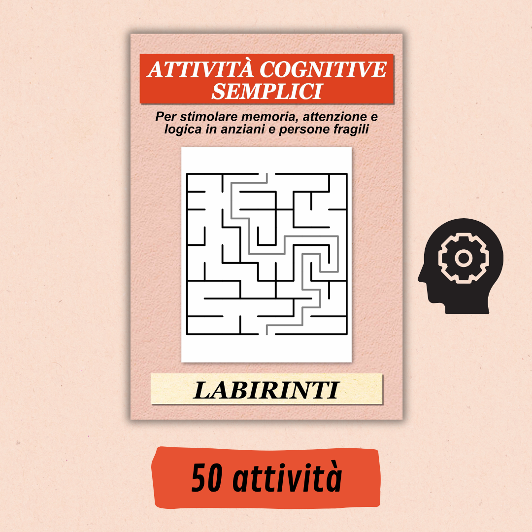 Labirinti da stampare per adulti – Attività cognitive per anziani