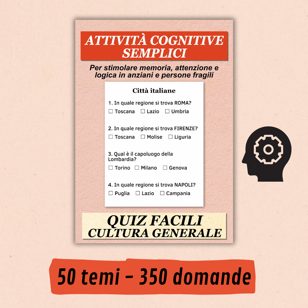 Quiz cognitivi per anziani – Cultura generale 350 domande